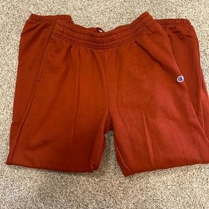 Rust color Champion Sweatpants